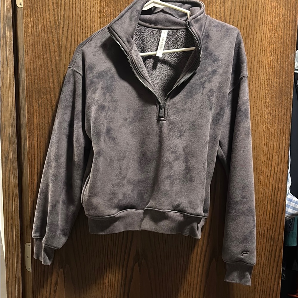 Fabletics Gray Cozy Sweatshirt